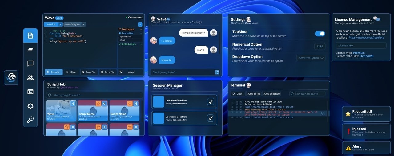 Wave Executor for Roblox — screenshot 2